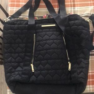 Betsey Johnson Black Bag. Multi use bag.
